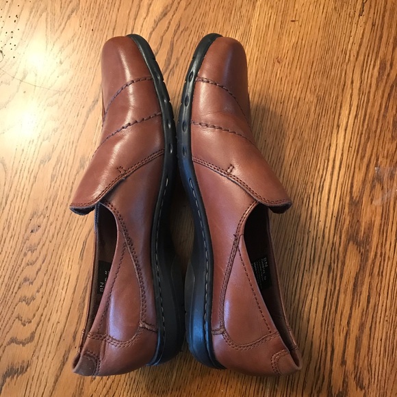 Rockport Brown Leather Upper Loafers Sz 8N - Picture 5 of 8